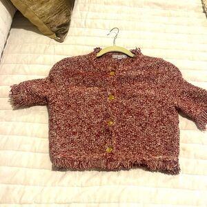 XS J.Crew short sleeve cardigan